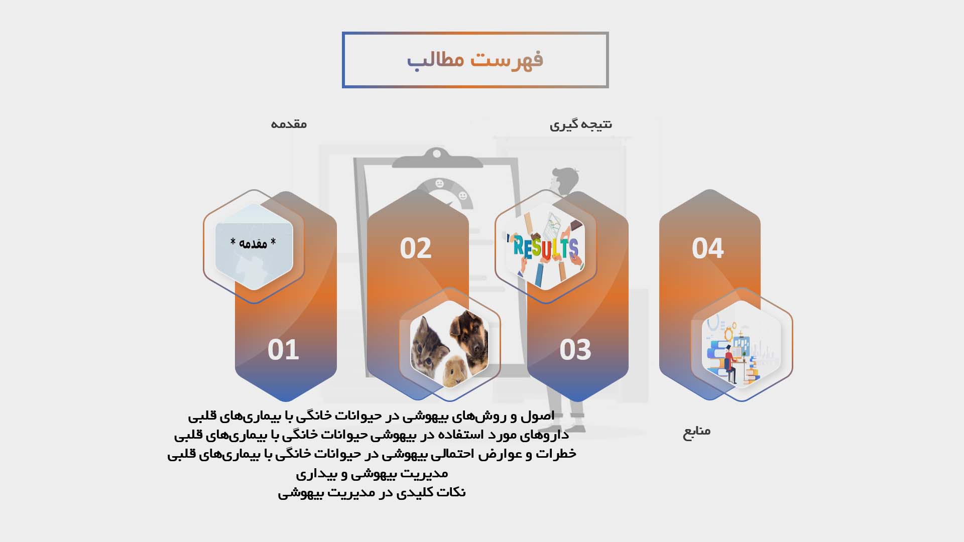 پاورپوینت بیهوشی در حیوانات خانگی با بیماری‌های قلبی